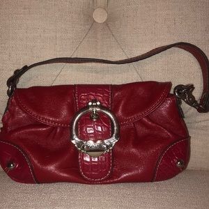 Kathy Van Zeeland red wristlet